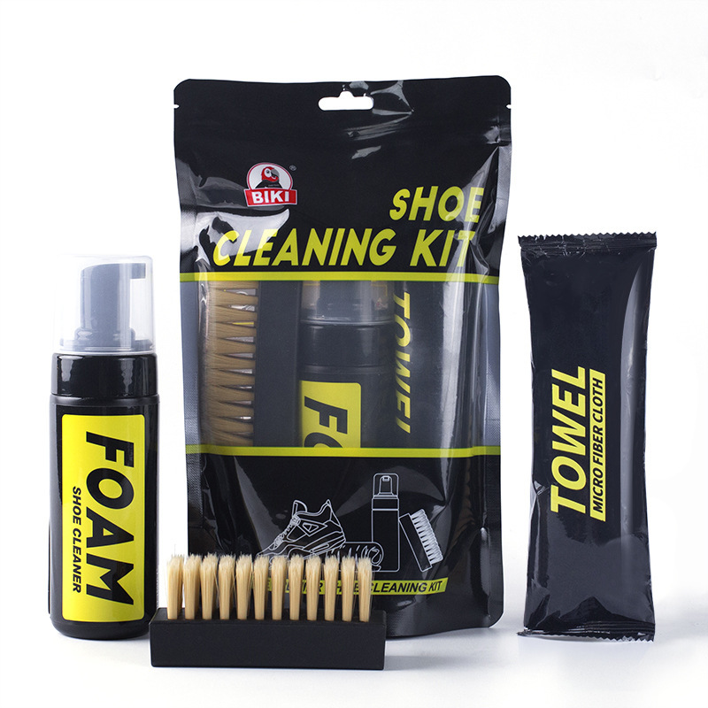On Sneaker Care - 靴クリーナースーツフォームドライクリーニング150ML水なしフォームスニーカークリーナー靴ブラシ靴布白い靴、スエード、ブーツの作業