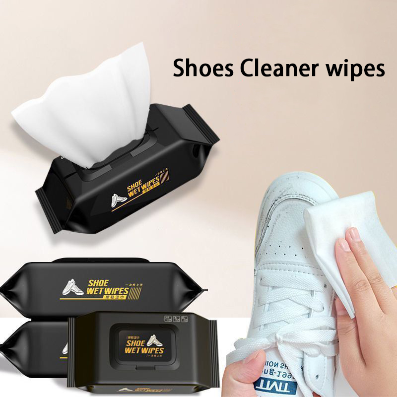 On Sneaker Care - 靴クリーナーワイプスニーカークリーナーポータブル使い捨て強力なクリーニングワイプ靴布白い靴に適用