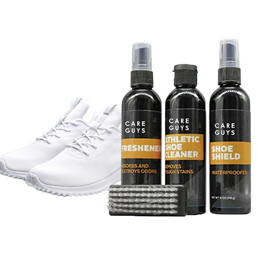 Sneaker Care Cleaning Kit - 靴クリーナー スニーカークリーニングキット アスレチックシューズ用消臭剤 防水フィルム付き靴ブラシ 車用ノーウォッシュ汚れ落とし剤