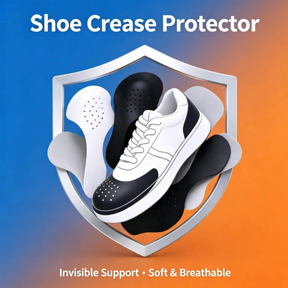 Sneaker Care Crease Protector - スニーカー用5組の折り目防止プロテクター、靴用折り目防止ガード、ヘッドサポート、バスケットボールシューズストレッチャー、ドロップシッピング卸売