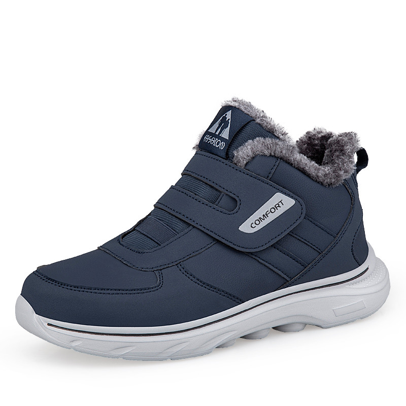 Sneakers Care - 冬用プラッシュアンクル整形外科スニーカー、調節可能な糖尿病患者用シューズ、ウォーキングシューズ、スポーツ用、フックアンドループ、腫れ足、親指の外反症