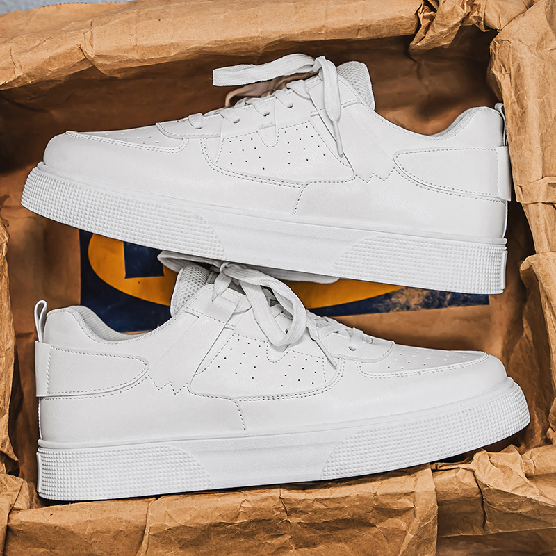 LOEIKAN メンズ ホワイト カジュアル スニーカー | - White Sneaker Care Kit のレビューと価格