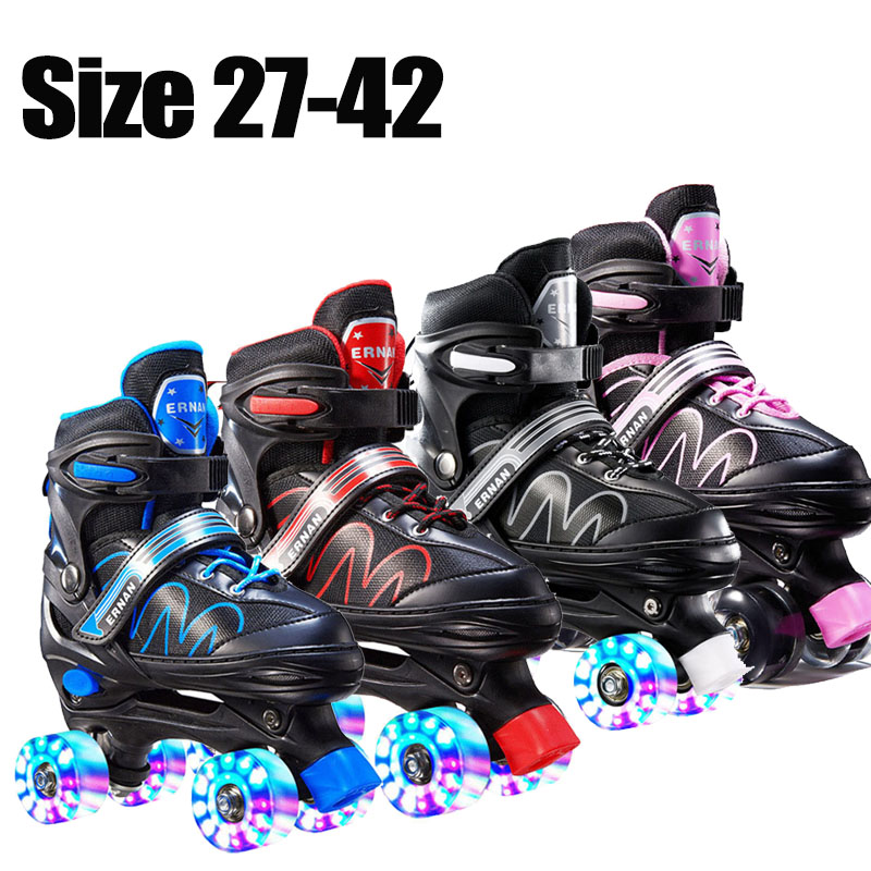 幼児用の調節可能なローラースケート、ライトアップホイール、ス - Sneakers Care のレビューと価格