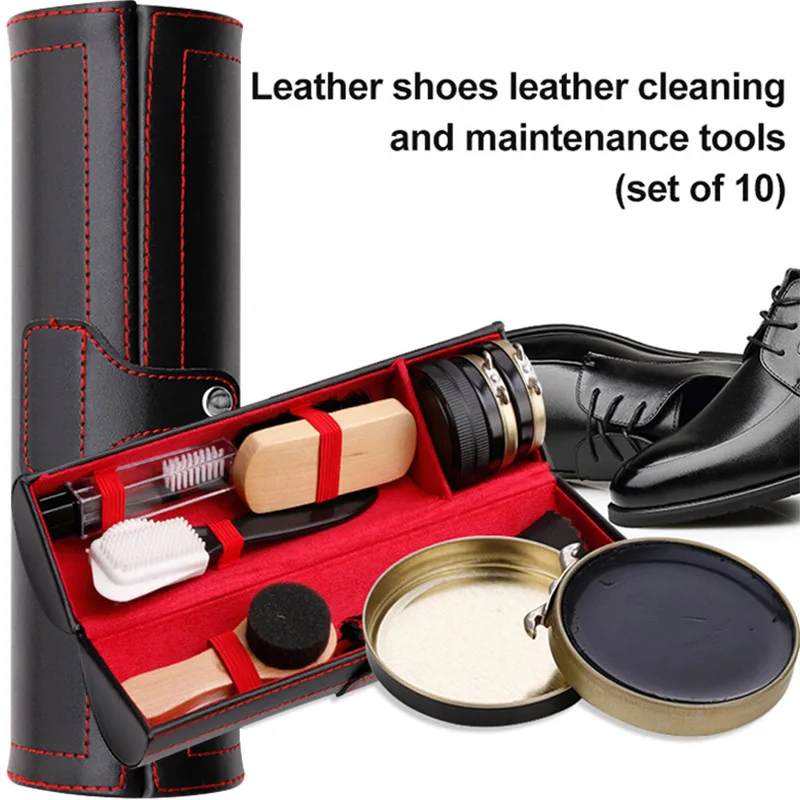 プロの靴ケアキットクイックポリッシュレザーシューズブラシクリ - Sneaker Care Set のレビューと価格