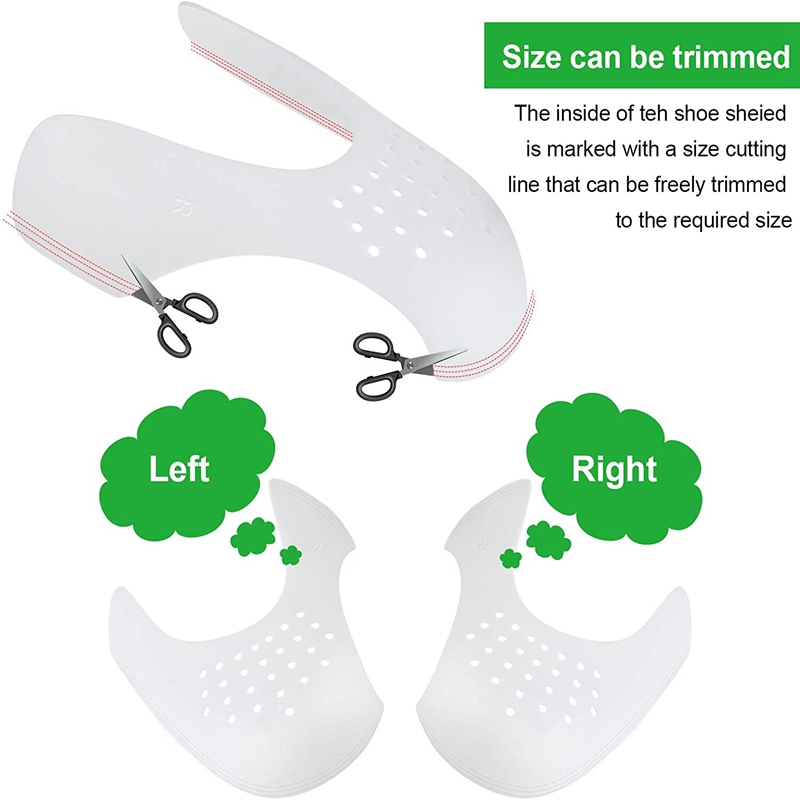 アンチスクリーンプロテクター,コードレットキャップ付き,軽量 - Sneaker Care Crease Protector のレビューと価格