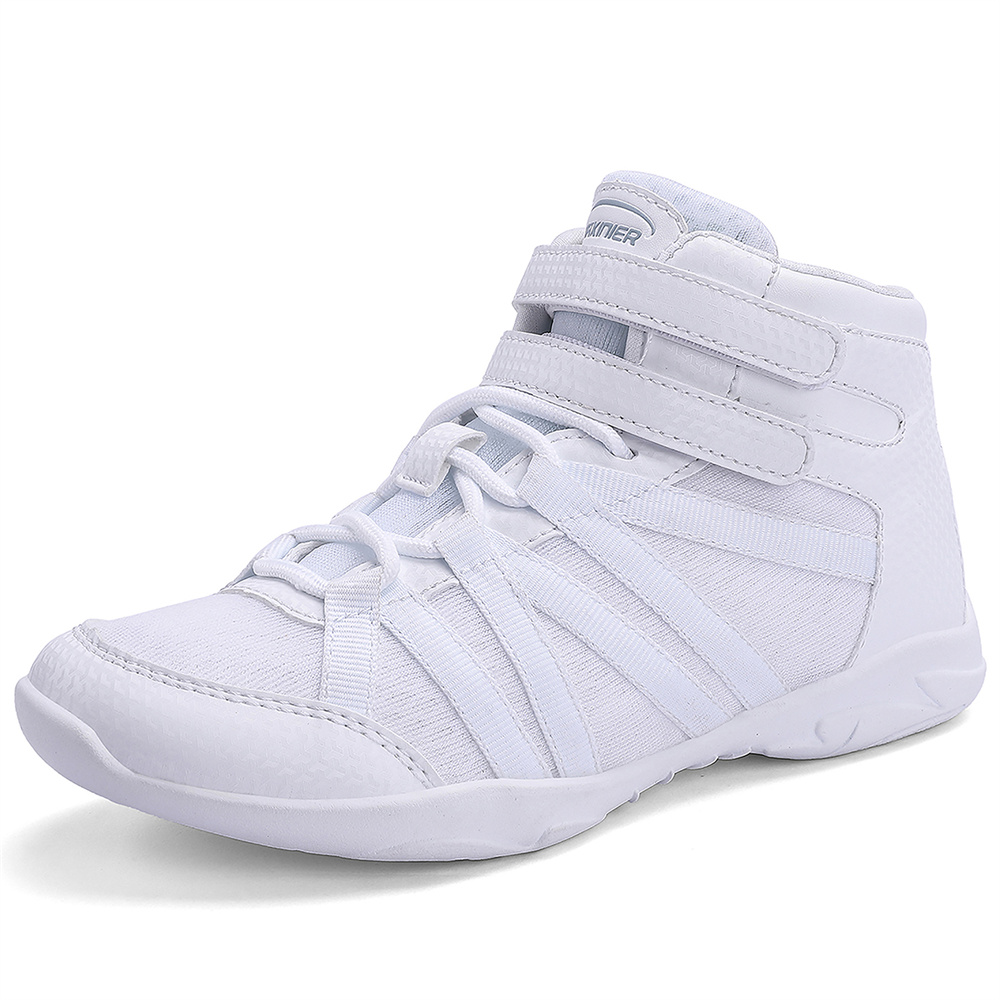 バキシニエ-女の子のための軽量ハイトップチアリーディングシュ - White Sneaker Care Kit のレビューと価格