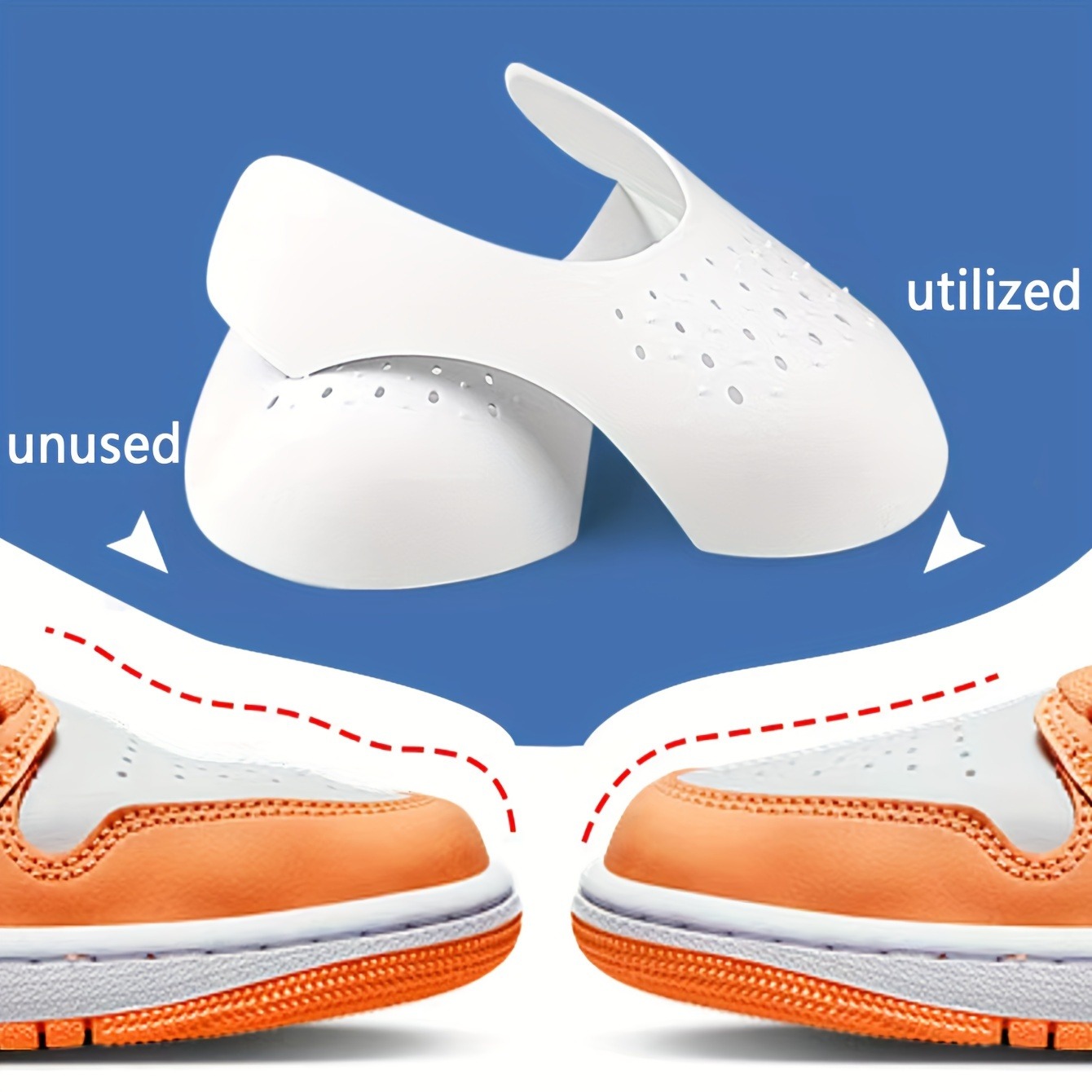 4個入り しわ防止シューズシールド、スニーカーのしわ防止プロ - Sneaker Care Crease Protector のレビューと価格
