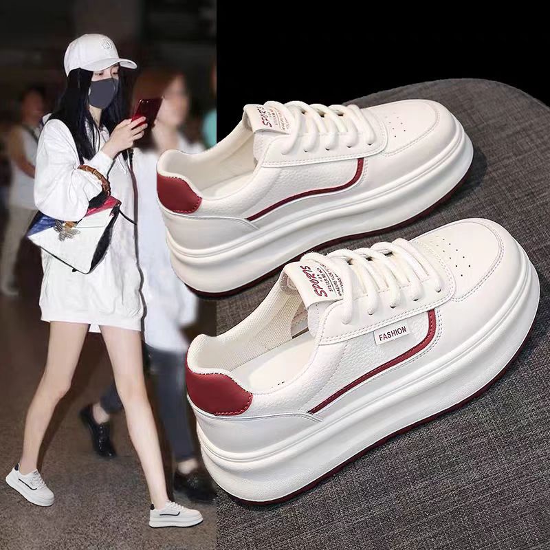 レディース厚底ホワイトスニーカー　スリムで軽量、多用途　20 - White Sneaker Care Kit のレビューと価格
