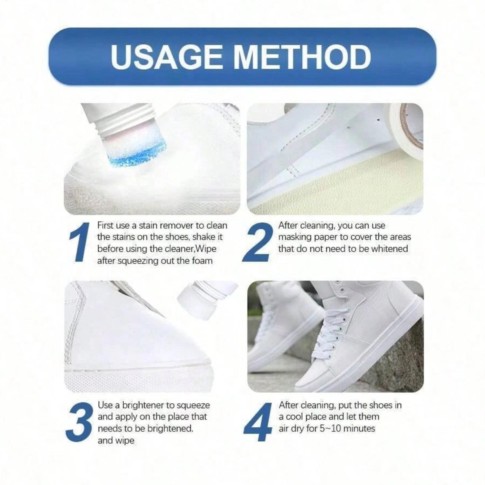 無洗浄フォームシューズクリーナー 100 ミリリットル白い靴 - Sneaker Care Cleaning Kit のレビューと価格