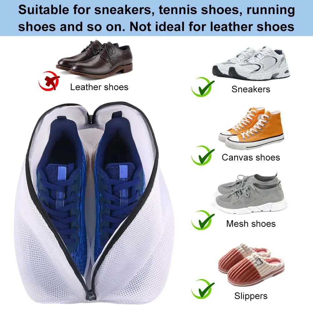 メッシュシューズ洗濯バッグ、ジッパー付きランドリーオーガナイ - Sneaker Care Cleaning Kit のレビューと価格