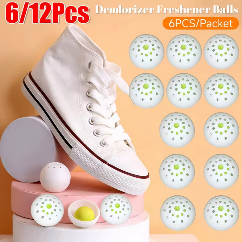 1-12 個消臭芳香剤ボール靴用多機能ジャスミンの香り芳香剤 - Shoe Deodorizer Ball のレビューと価格