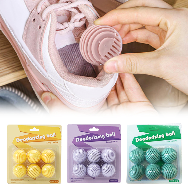 長持ちする芳香消臭剤ボール、防湿・防カビ、ワードローブ、靴箱 - Shoe Deodorizer Ball のレビューと価格