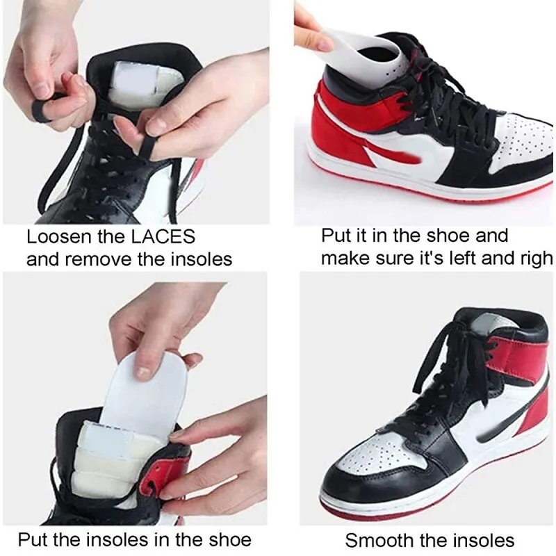 1 ペアスニーカーアンチクリースつま先キャップシューサポート - Sneaker Care Crease Protector のレビューと価格