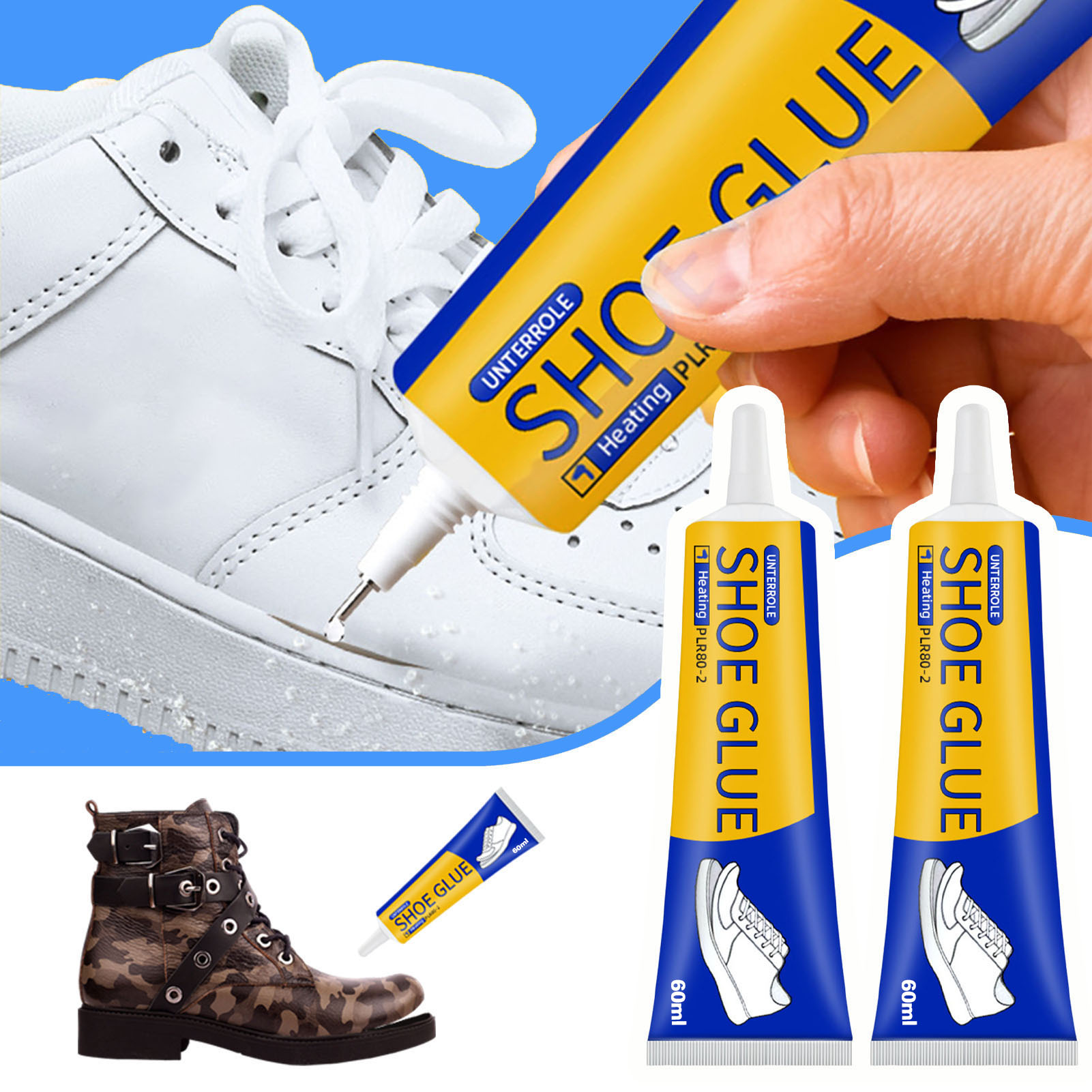 1/2/3 個 60 ミリリットル強力な靴接着剤 DIY 靴 - Sneakers Care のレビューと価格