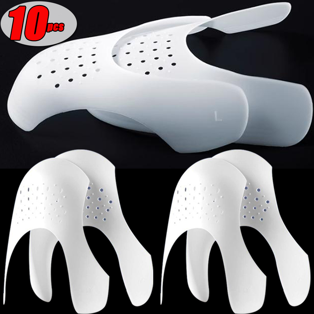 スニーカー用のしわ防止靴ヘッドプロテクター,つま先キャップ, - Sneaker Care Crease Protector のレビューと価格