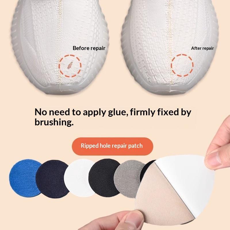 新しい自己粘着式靴穴補修パッチ、接着剤不要、耐水性、メッシュ - Sneakers Care のレビューと価格