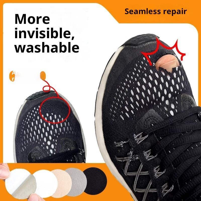 新しい自己粘着式靴穴補修パッチ、接着剤不要、耐水性、メッシュ - Sneakers Care のレビューと価格
